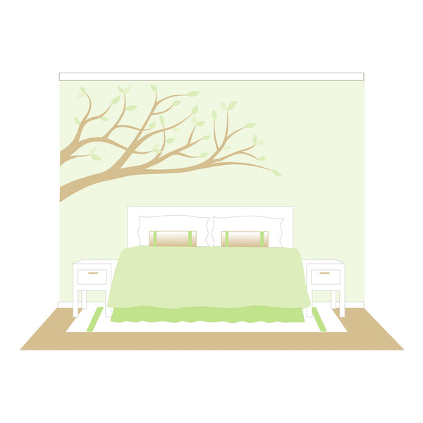 Branches Wall Paint-by-Number Mural