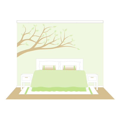 Branches Wall Paint-by-Number Mural