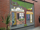 Bistro & Shoe Store Paint-by-Number Wall Mural