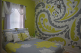 Paisley Paint-by-Number Wall Mural