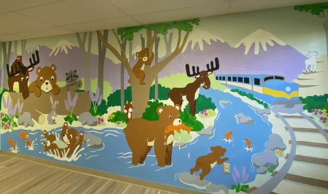 Bear-ly-Fishing & Trainin' in Alaska Paint-by-Number Murals