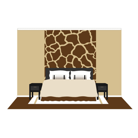 Giraffe Spots - Large Paint-by-Number Wall Mural