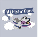 Hi Flyin' Fun Paint-by-Number Wall Mural