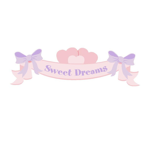 Mini Sweet Dreams Banner Paint-by-Number Wall Mural