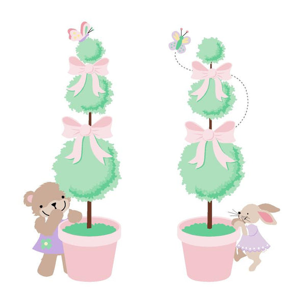 Mini Topiaries Paint-by-Number Wall Mural