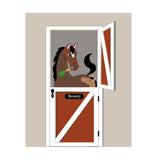"Neigh..." bors Paint-by-Number Wall Mural