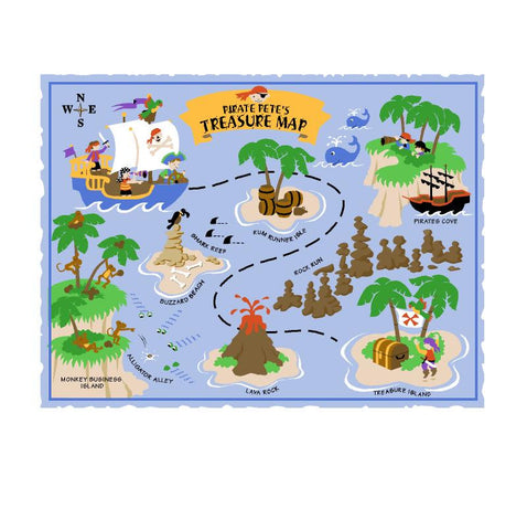 Pirate Pete's Treasure Map - LG Wall Mural