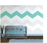 Chevron Four Paint-by-Number Wall Mural