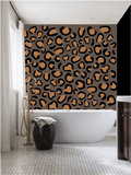 Small Leopard Print Paint-by-Number Mural