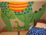 Mega Dino Paint-by-Number Wall Mural