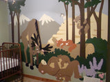 Moose on the Loose Paint-by-Number Wall Mural
