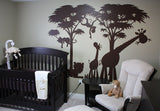 Large Silhouette P.1 Paint-by-Number Wall Mural