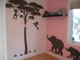 Lg. Silhouette P.2 Paint-by-Number Wall Mural