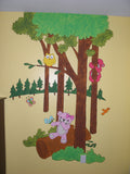 Teddy's Wooded Wonderland P 2 Wall Mural