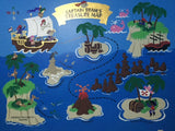 Pirate Pete's Treasure Map - LG Wall Mural