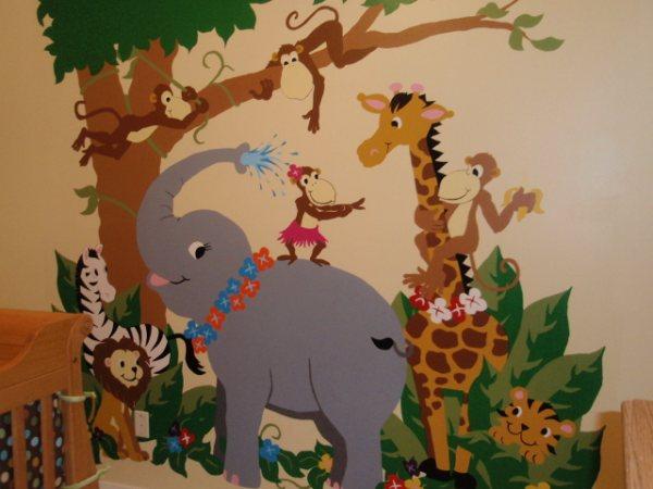 Enchanted Treehouse Paint-by-Number Wall Mural